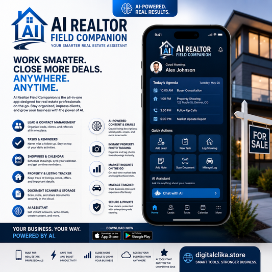 Real Estate Agent Field Companion